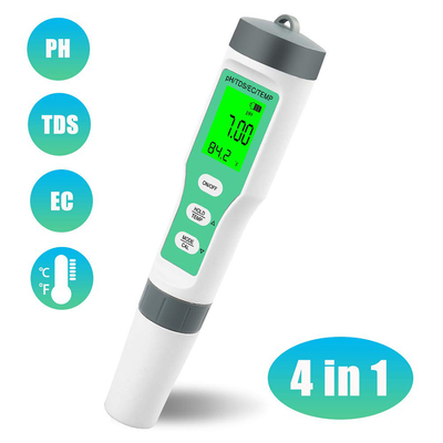 4 в 1 водонепроницаемый тестер для аквариумов и гидропоники pH/TDS/EC/Temp Meters