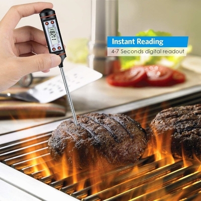 Кухня Готовить BBQ Пищевой термометр Нержавеющая сталь Зонд Температурный диапазон -50C-300C