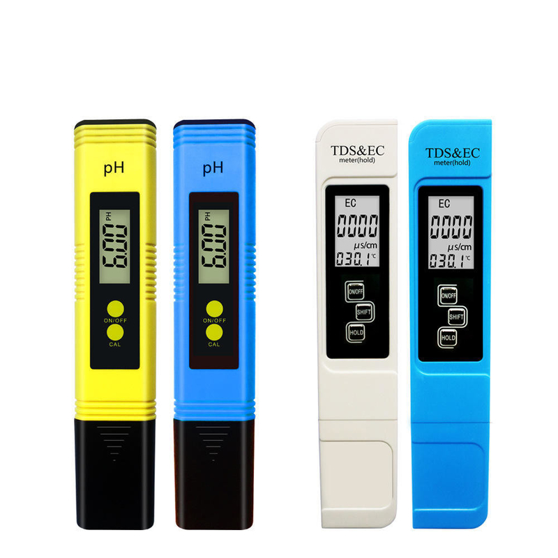 PH TDS EC Комбинированный температурный счетчик диапазон измерений 0-14ph 0-9990ppm 0-9990us/cm 3V Type Pen