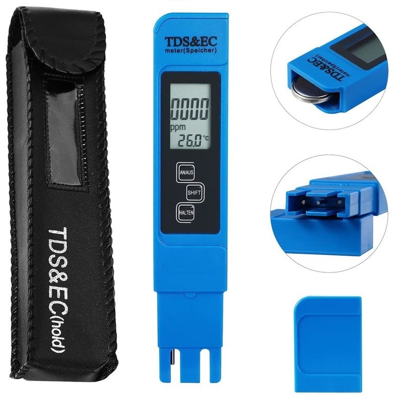 ЖК-дисплей 3 в 1 ATC Температура TDS EC Meter портативный для аквариума бассейн гидропоника
